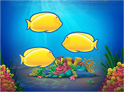 Counting activity: Counting the number of fishes in the picture