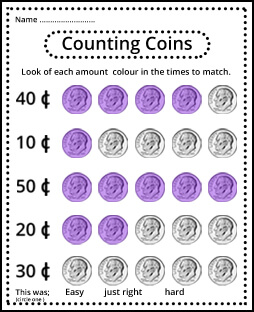 Differentiated money worksheets and so many fun learning money activities to teach kids how to coins