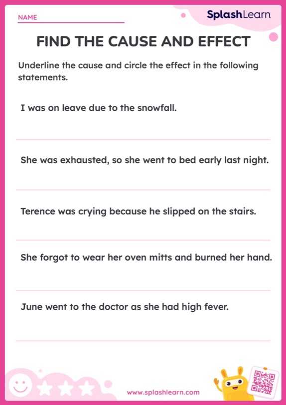 Cause And Effect Exploring Actions And Consequences ELA Worksheets