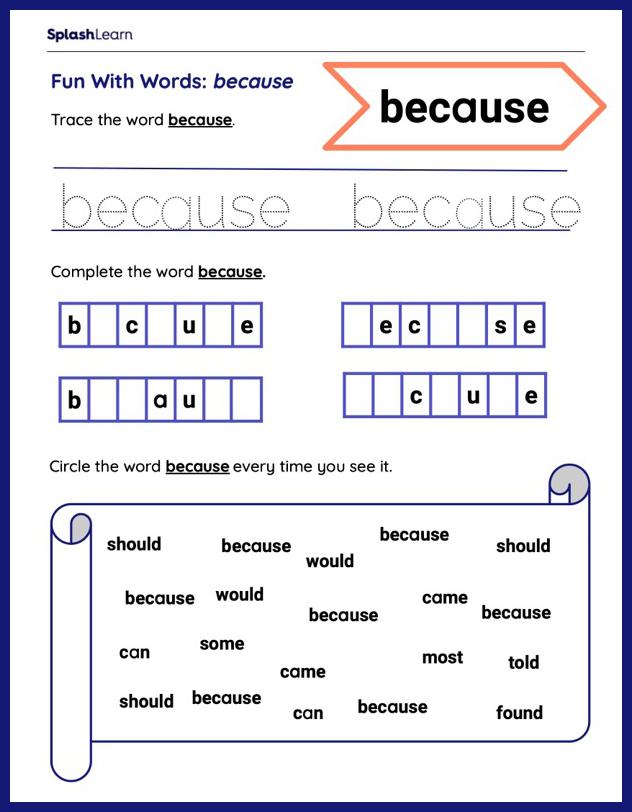 1st Grade Reading Worksheets Word Lists And Activities Greatschools 