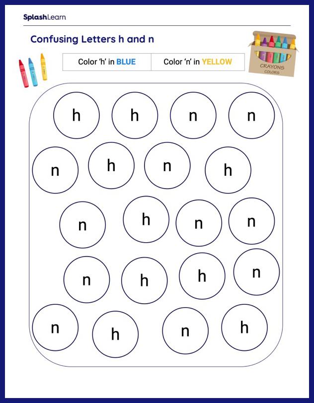Letter H Worksheets Free Printable SplashLearn