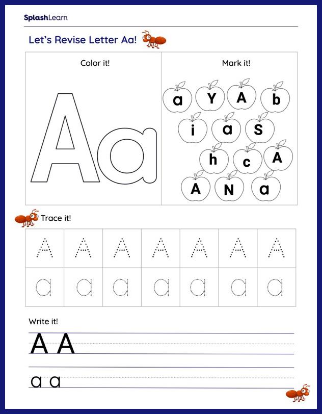 Alphabet Worksheets for Kindergarteners Online