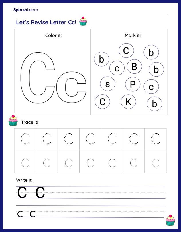 Let's Learn All About C - ELA Worksheets - SplashLearn