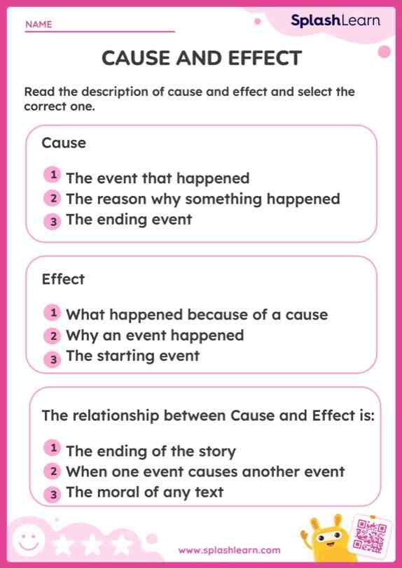 Cause And Effect Free Activities Learning Resources