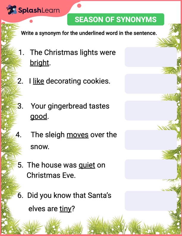 5th Grade ELA Synonyms And Antonyms Worksheets Free Printable