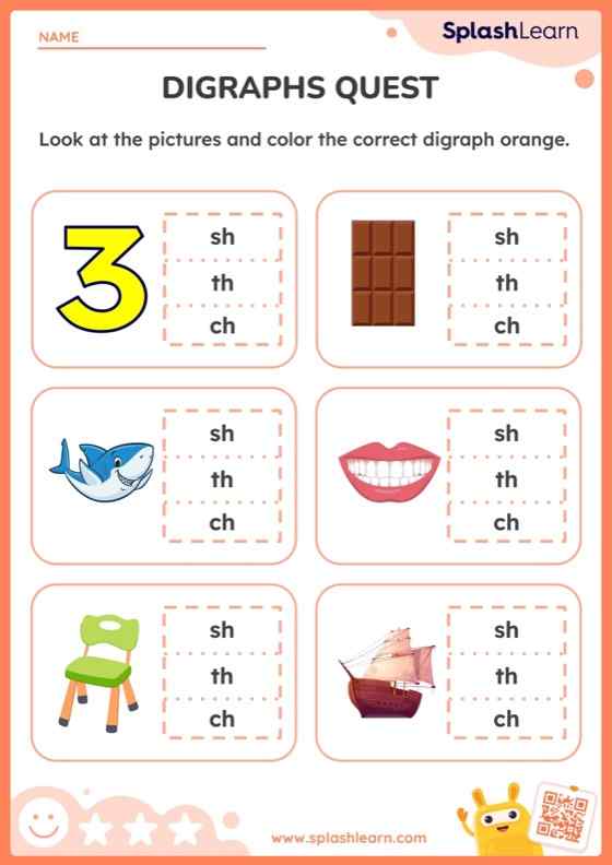 Consonant Digraph Worksheets Consonant Digraph Worksheets