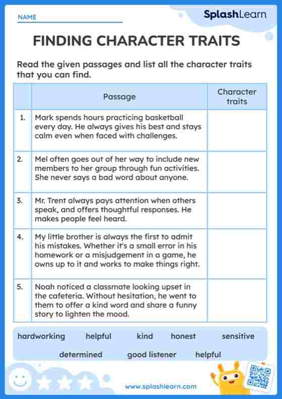 Character Traits Printable Worksheets Free Coloring Pages To Print Character Traits Printable Worksheets Free Coloring Pages To Print