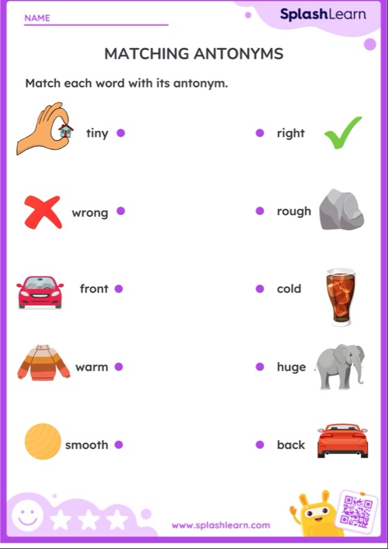 Synonyms And Antonyms Worksheets Free Printable SplashLearn Synonyms And Antonyms Worksheets Free Printable SplashLearn