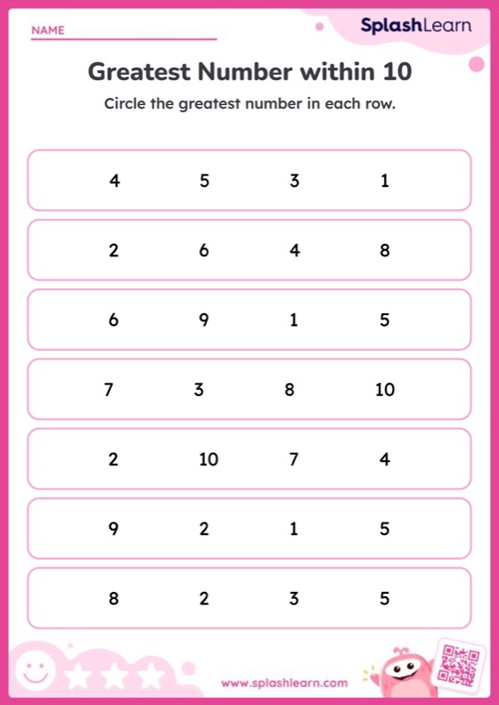 Number Sense Free Activities Learning Resources