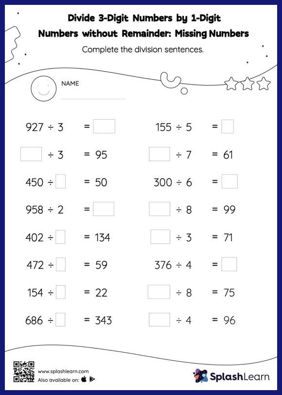 Multi-digit Division Worksheets for 5th Graders Online - SplashLearn | Page  2
