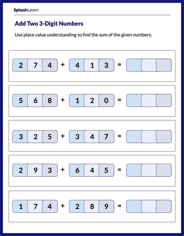 Grade 3 Place Value Rounding Worksheets Free Printable K5 Learning 