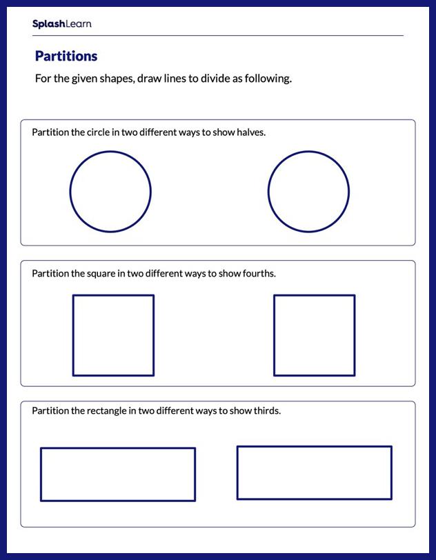 Games For 1st Graders On Partitioning 2D Shapes Online SplashLearn