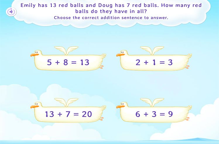 Represent 'Put Together' Word Problems Game