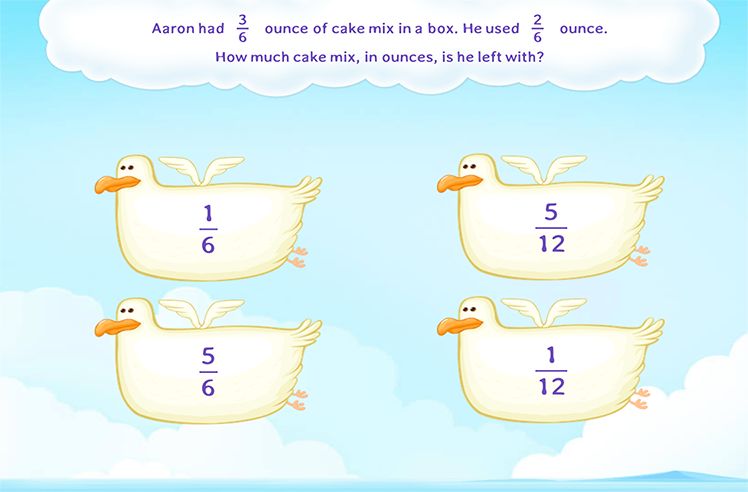 Fraction Word Problems Games For 4th Graders Online SplashLearn