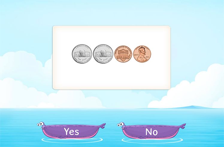 Add Coins of Different Types and Compare Game