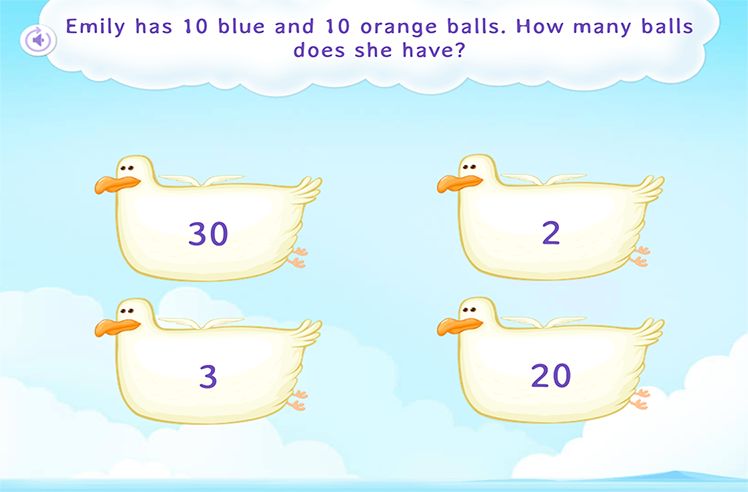 Word Problems on Counting by Tens Game