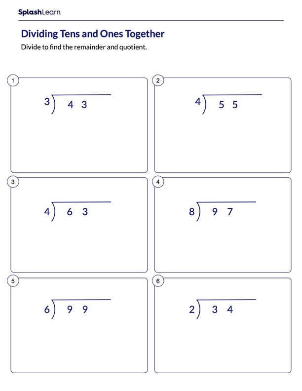 division worksheets for 4th graders online splashlearn