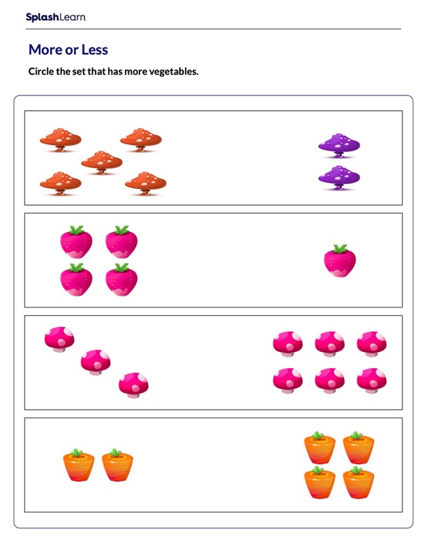 math worksheets for kindergarteners online splashlearn