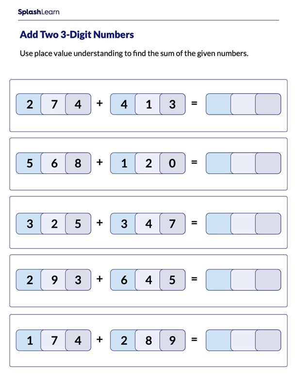 math worksheets for 4th graders online splashlearn